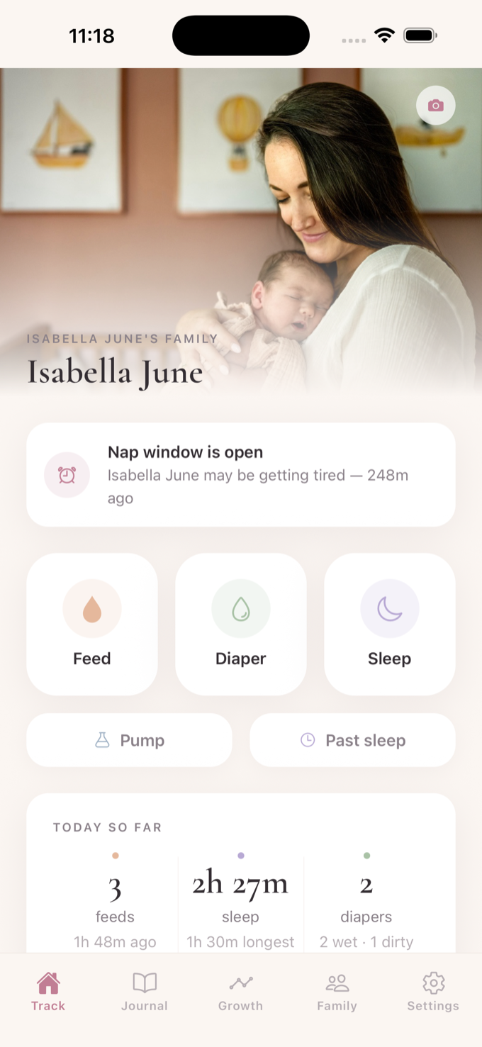 The Milk Monster home screen